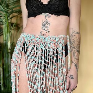 Handmade Macramé Mini Skirt